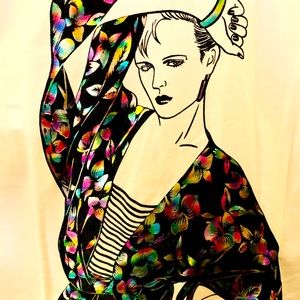 NWOT 90’s imprinted oversized T collectors item